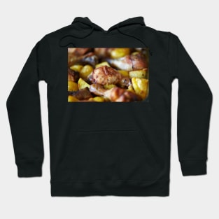 Chicken drumsticks and chips Hoodie